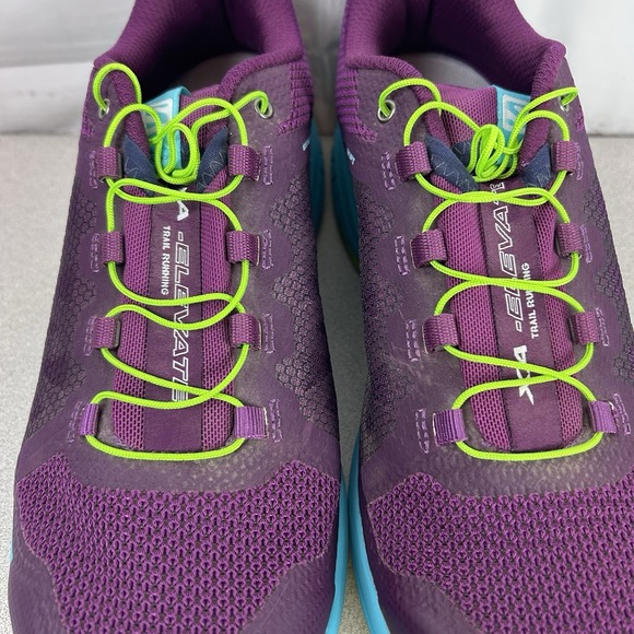 Salomon XA Elevate 401378 Purple Trail Running Hiking Shoes Sneakers Womens Sz 8 - Picture 5 of 15